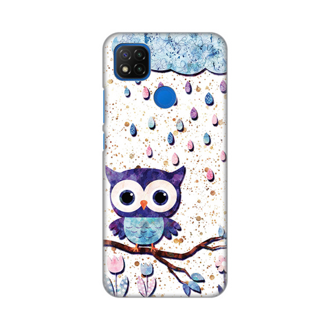 PRINT silikonska futrola skin (ultra tanka) - Xiaomi Redmi 9C/Redmi 10A Owl.