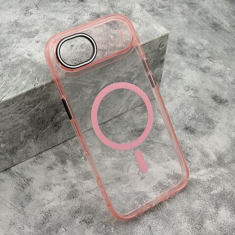 Zastitna futrola COLOR RING MagSafe - iPhone 17 Air roze (MS).