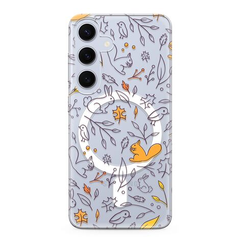 Zastitna futrola silikonska print MagSafe - Samsung S921 Galaxy S24 5G autumn (MS).