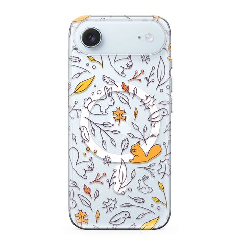 Zastitna futrola silikonska print MagSafe - iPhone 17 Air autumn (MS).