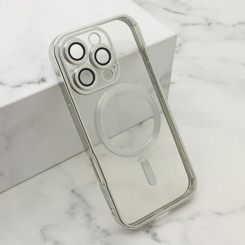 Zastitna futrola CAMERA PROTECT MagSafe - iPhone 16 Pro (6.3) srebrna (MS).