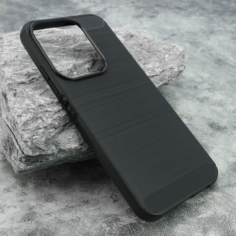 Zastitna silikonska futrola BRUSHED - Xiaomi Redmi 15C 4G 173mm (EU)/Redmi 15C 5G 173mm crna (MS).