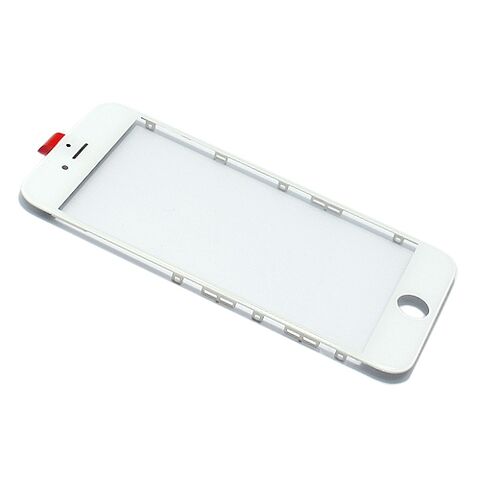 Staklo touchscreen-a - Iphone 6S sa frejmom + oca beli (MS).