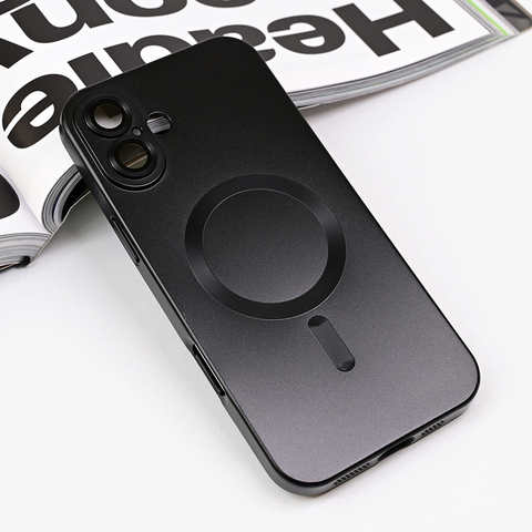 Zastitna futrola Magsafe Chrome - iPhone 16 Plus 6.7 crna.