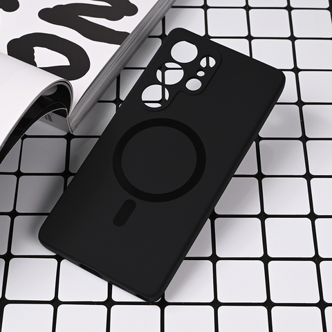 Zastitna futrola Magsafe Pure color - Samsung S938 Galaxy S25 Ultra crna.