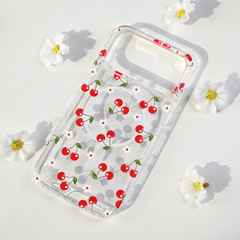 Zastitna futrola print Magsafe - iPhone 17 Pro Max 6.9 Cute Cherries.