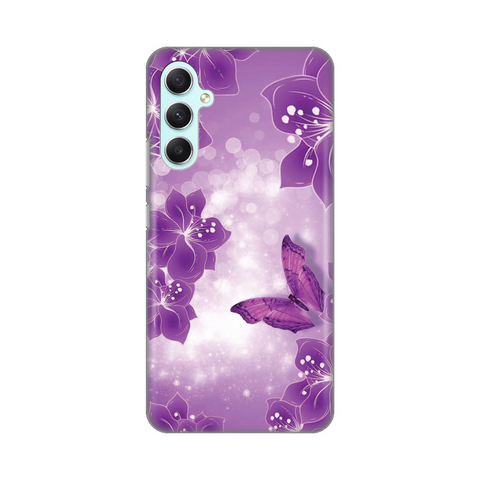 PRINT silikonska futrola - Samsung Galaxy A34 5G 5G Butterfly And Flowers.