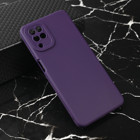 Teracell GIULIETTA silikonska futrola - Samsung A125F Galaxy A12 mat tamno ljubicasta.