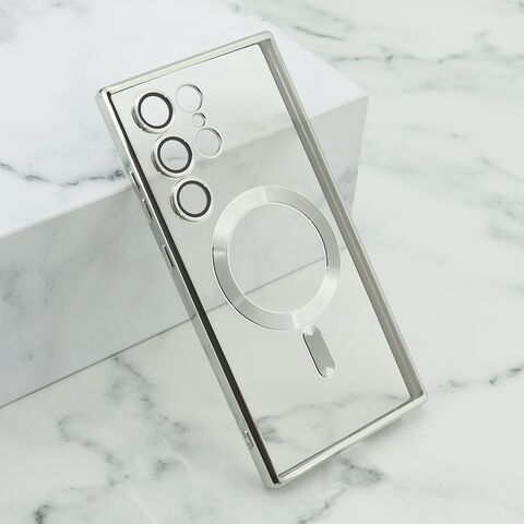 Zastitna futrola CAMERA PROTECT MagSafe - Samsung S928 Galaxy S24 Ultra 5G srebrna (MS).