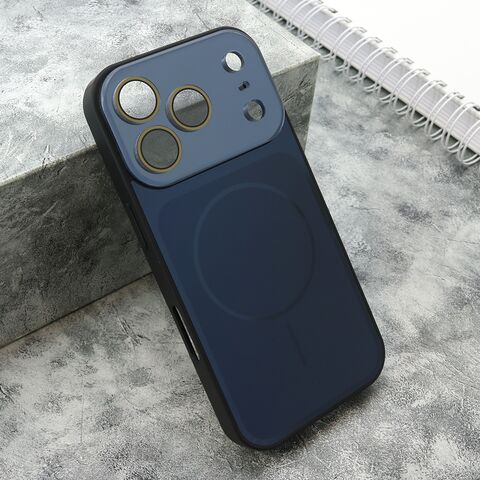 Zastitna futrola COLOR METAL MagSafe II - iPhone 17 Pro tamno plava (MS).