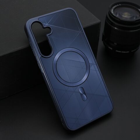 Zastitna futrola ZEN SHIELD MagSafe - Samsung A556 Galaxy A55 5G plava (MS).