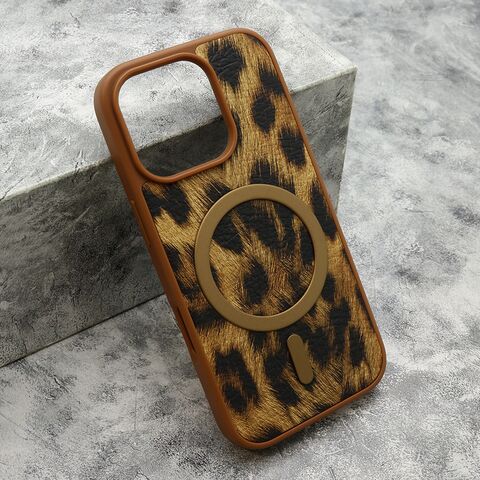 Zastitna futrola ROAR STYLE MagSafe - iPhone 16 Pro (6.3) braon (MS).