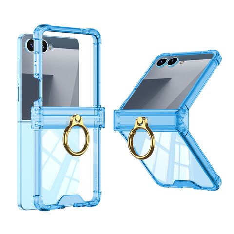 Zastitna futrola RING LINES - Samsung F751B Galaxy Z Flip 7 5G plava (GKK case) (MS).