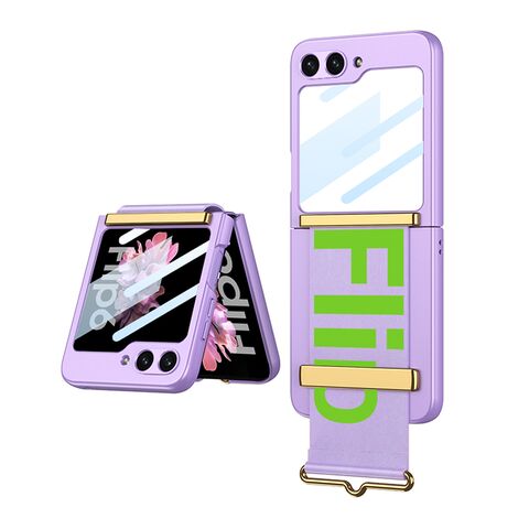 Zastitna futrola STRAP CASE - Samsung F741B/F761B Galaxy Z Flip 6 5G/Z Flip 7 FE 5G ljubicasta (GKK case) (MS).
