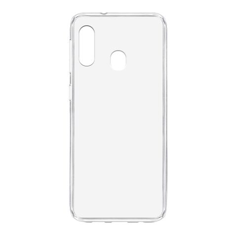 PROTECT silikonska futrola skin (ultra tanka) - Samsung A405F Galaxy A40 providna (bela) (MS).