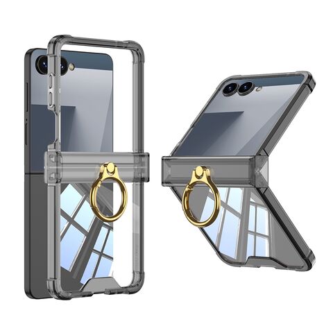 Zastitna futrola RING LINES - Samsung F751B Galaxy Z Flip 7 5G crna (GKK case) (MS).