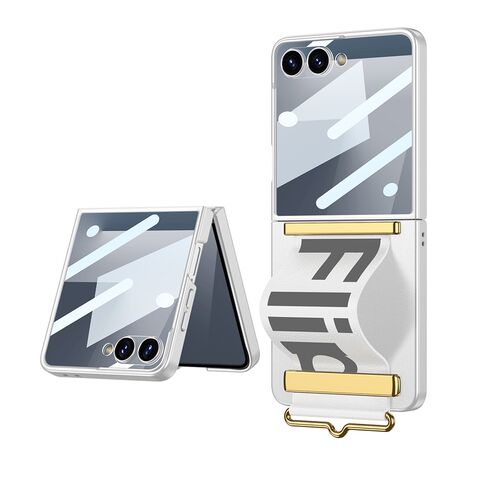 Zastitna futrola STRAP CASE - Samsung F751B Galaxy Z Flip 7 5G bela (GKK case) (MS).