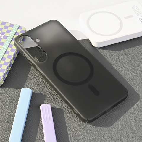 Zastitna futrola Magsafe mat PC - Samsung S936 Galaxy S25 Plus crna.