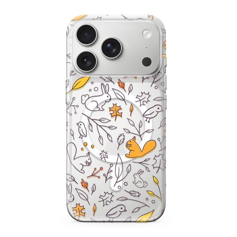 Zastitna futrola silikonska print MagSafe - iPhone 17 Pro Max (6.9) autumn (MS).
