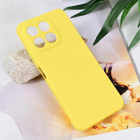 Zastitna futrola Teracell Soft Velvet - Huawei Honor X6b zuta.