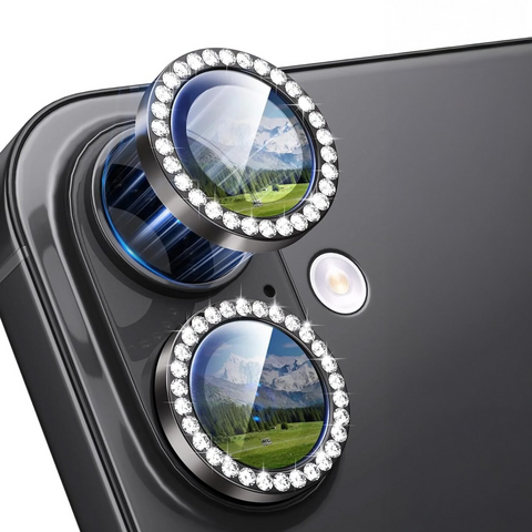 Zastita - kameru Diamond za iPhone 17 crna.