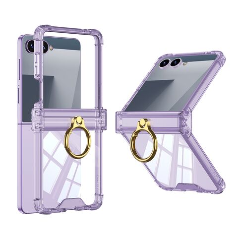 Zastitna futrola RING LINES II - Samsung F751B Galaxy Z Flip 7 5G ljubicasta (GKK case) (MS).