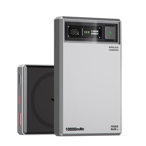 Back Up baterija (univerzalna) Moxom MX-PB178 Meteorite Magsafe QC22.5W+15W magnetic fast 10000mAh sivi (MS).