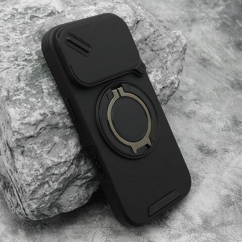 Zastitna futrola DEFENDER CAMSHIELD - iPhone 17 Pro crna (MS).