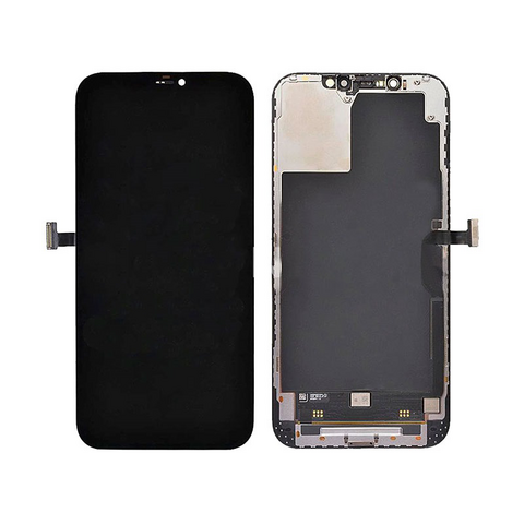 LCD ekran (displej) - iPhone 12 Pro Max + touchscreen crni REPART PRIME A+ Soft OLED.