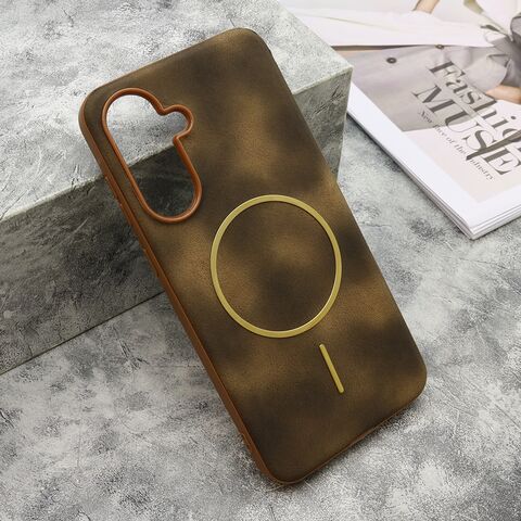 Zastitna futrola LUX SKIN MagSafe - Samsung A566 Galaxy A56 5G zlatna (MS).