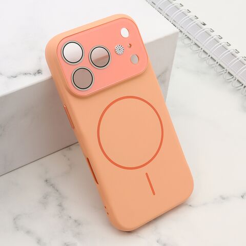 Zastitna futrola PASTEL DREAMS MagSafe - iPhone 17 Pro narandzasta (MS).