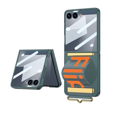Zastitna futrola STRAP CASE - Samsung F751B Galaxy Z Flip 7 5G zelena (GKK case) (MS).