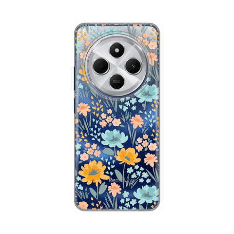 PRINT silikonska futrola skin (ultra tanka) - Xiaomi Redmi 14C/Redmi A4 Lovely Flowers.