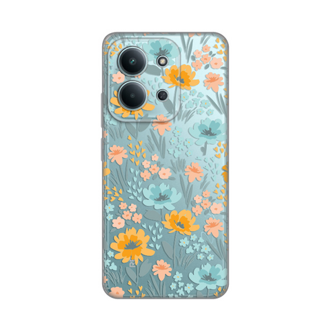 PRINT silikonska futrola skin (ultra tanka) - Xiaomi Redmi 15C 4G Lovely Flowers.