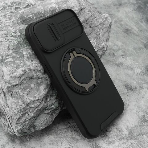 Zastitna futrola DEFENDER CAMSHIELD - iPhone 13 (6.1) crna (MS).