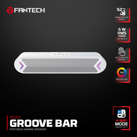 Bluetooth zvucnik Fantech BS160 GROOVE BAR beli.