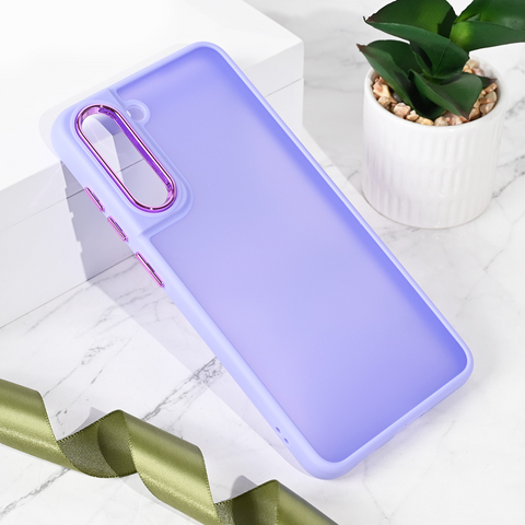 Zastitna futrola Shining Camera - Samsung G990 Galaxy S21 FE ljubicasta.