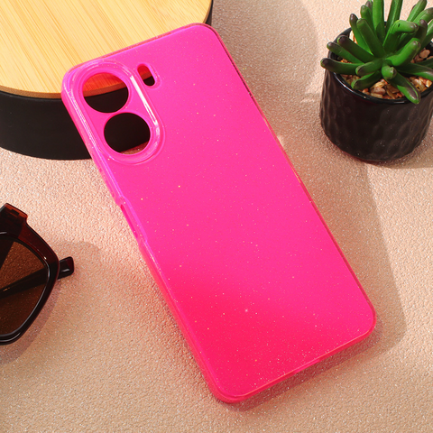 Zastitna futrola Sparkle Dust - Xiaomi Redmi 13C pink.