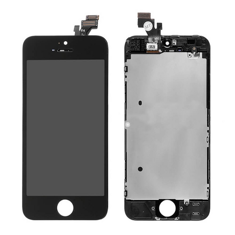 LCD ekran (displej) - iPhone 5 sa touchscreen crni OEM foxconn/staklo CHA.