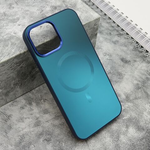 Zastitna futrola COLOR METAL MagSafe - iPhone 13 Pro Max (6.7) plava (MS).