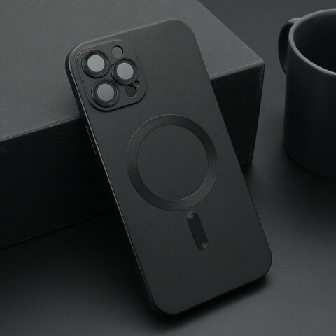 Zastitna futrola ELEGANT MAGSAFE - iPhone 12 Pro Max (6.7) crna (MS).