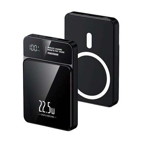 Back Up baterija (univerzalna) MagSafe M50 15W PD 20W+22.5W Fast 5000mAh crni (MS).