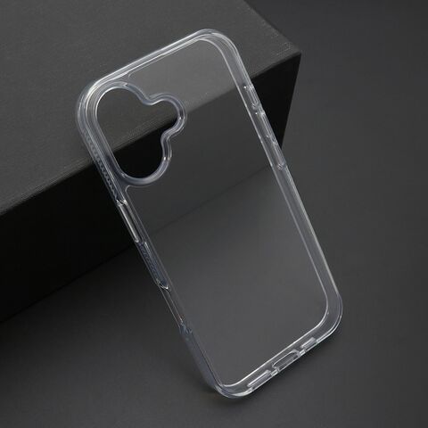 Zastitna futrola COLOR Okvir za iPhone 17 srebrna (providna) (MS).