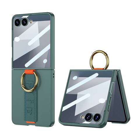 Zastitna futrola STRAP RING CASE - Samsung F751B Galaxy Z Flip 7 5G zelena (GKK case) (MS).