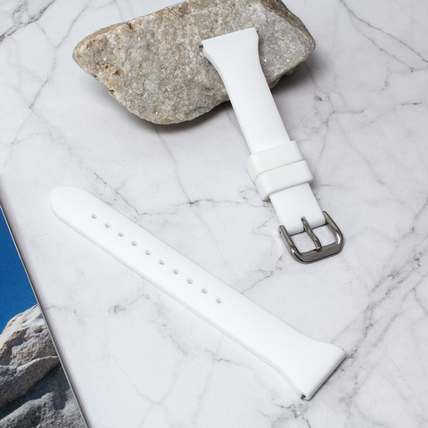 Narukvica flat (ravan) - smart watch Samsung 4, 5 20mm bela.