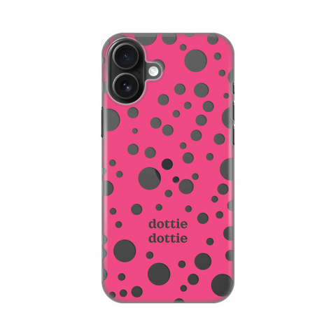 PRINT silikonska futrola skin (ultra tanka) - iPhone 16 Plus 6.7 Dottie Dottie Pink.