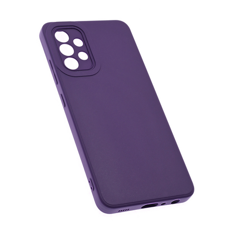 Teracell GIULIETTA silikonska futrola - Samsung A325 Galaxy A32 4G EU mat tamno ljubicasta.