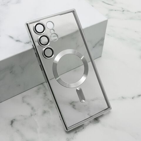 Zastitna futrola CAMERA PROTECT MagSafe - Samsung Galaxy S23 Ultra 5G srebrna (MS).