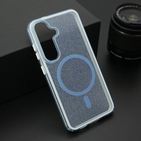 Zastitna futrola CRYSTAL MagSafe - Samsung S931 Galaxy S25 5G plava (MS).