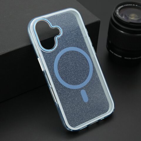 Zastitna futrola CRYSTAL MagSafe - iPhone 16 (6.1) plava (MS).
